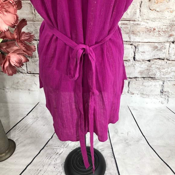 Anthropologie-Maeve-Marana Metallic Tunic Top - Picture 7 of 8